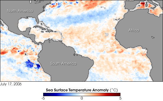 Atlantic Sea Surface Temperature Anomaly