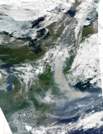 Smoke from Canadian Wildfires Blankets Eastern U.S.